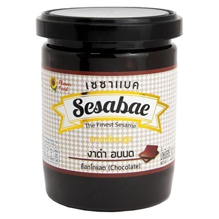 เซซาแบค งาดำอบบด รสช็อกโกแลต250กรัม Crushed roasted Black Sesame (Chocolate Flavour) 250 g.