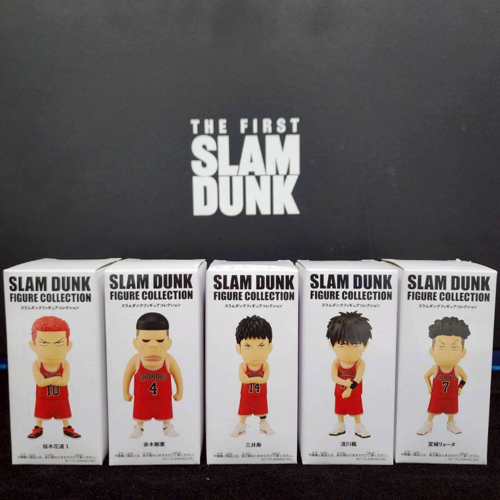 ♾️พร้อมส่ง มือ1 JPแกะเช็ค แยกกล่อง🏀 SLAM DUNK FIGURE COLLECTION – ชุดทีมโชโฮคุ (Shohoku) 🏀