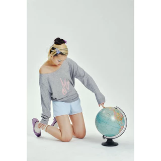 เสื้อไหมพรมปาดไหล่ Mochi Off-shoulder with long sleeve khit