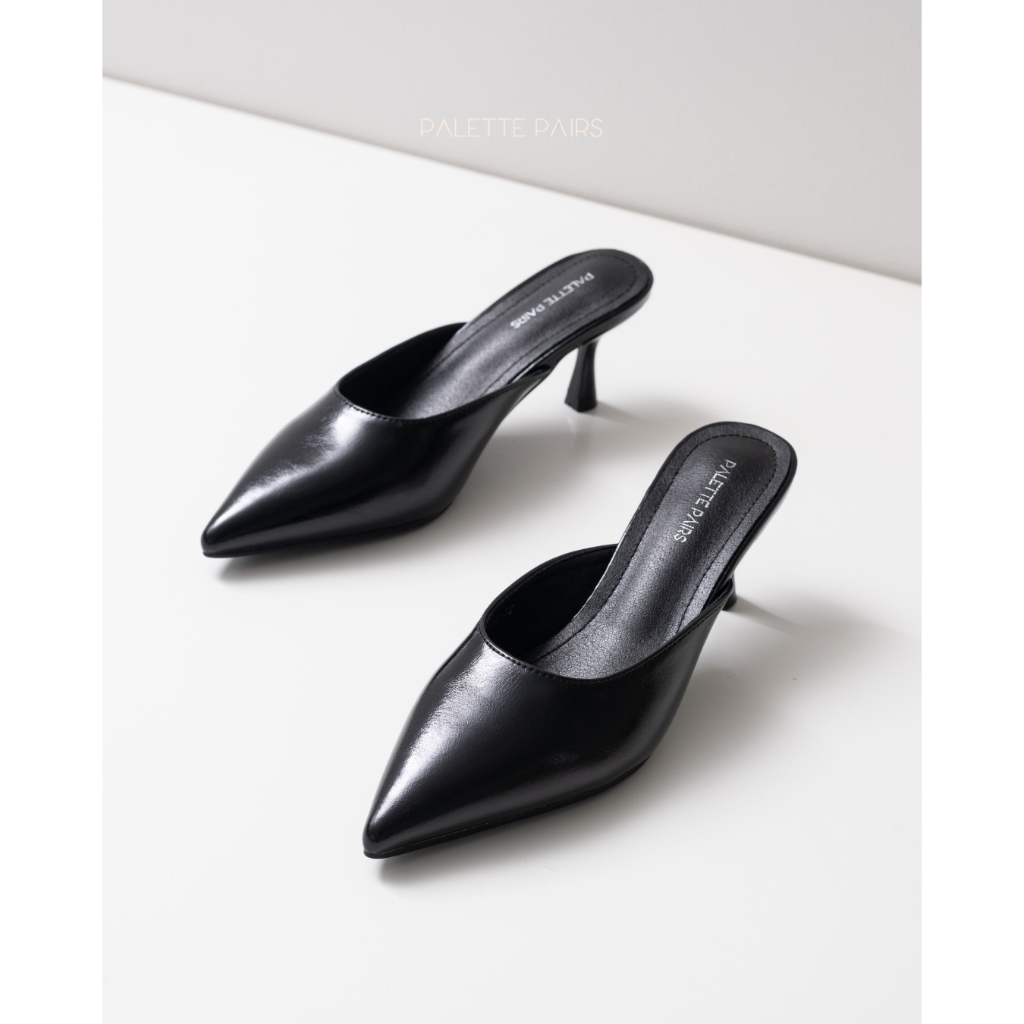 ตรงไซซ์ปกติ เท้ากว้างบวกเพิ่ม 1 ไซซ์** 𝗣𝗮𝗹𝗲𝘁𝘁𝗲 𝗣𝗮𝗶𝗿𝘀 | 𝟳𝟳𝟴-𝗕𝟲 𝗛𝗶𝗴𝗵-𝗵𝗲𝗲𝗹 𝗠𝘂𝗹𝗲𝘀 ส้นสูง 2 นิ้ว เปิดส้น