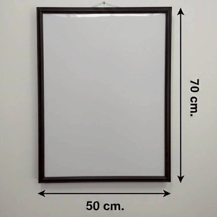 กรอบรูปสีดำ 70x50 cm.กรอบรูป70x50 cm.สีดำ กรอบรูปไซส์ใหญ่ ดีไซน์มินิมอล น้ำหนักเบา
