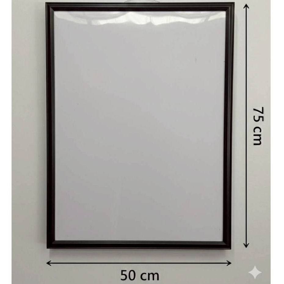 กรอบรูปสีดำ 75x50 cm.กรอบรูป75x50 cm.สีดำ กรอบรูปไซส์ใหญ่ ดีไซน์มินิมอล น้ำหนักเบา