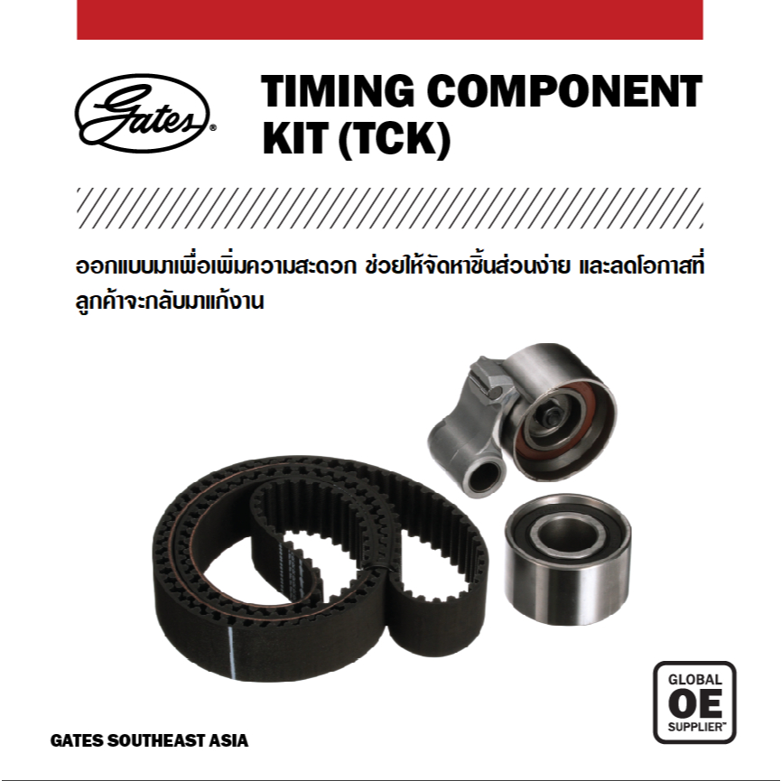 Gates สายพานรถยนต์ 5PK1025 สายพานหน้าเครื่อง Toyota Celica ST200 3S-GE และ BMW X5 E53 M62
