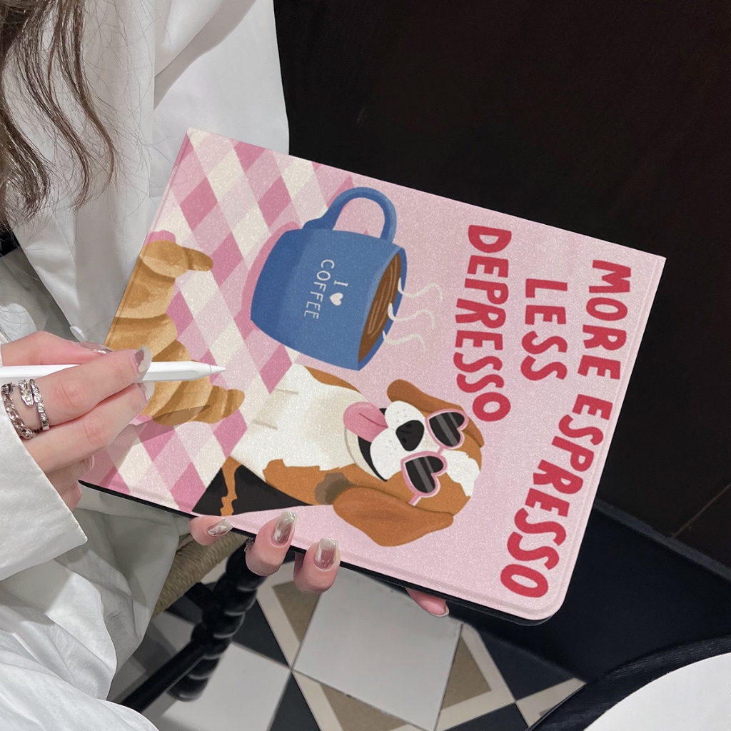 🚚พร้อมส่ง🚚เคส Samsung Tab A11 S9+ S10+ S9 FE A7L puppy S10 FE A8 A9+ S9 FE+ มีที่ใส่ปากกา S8 S7+ A9