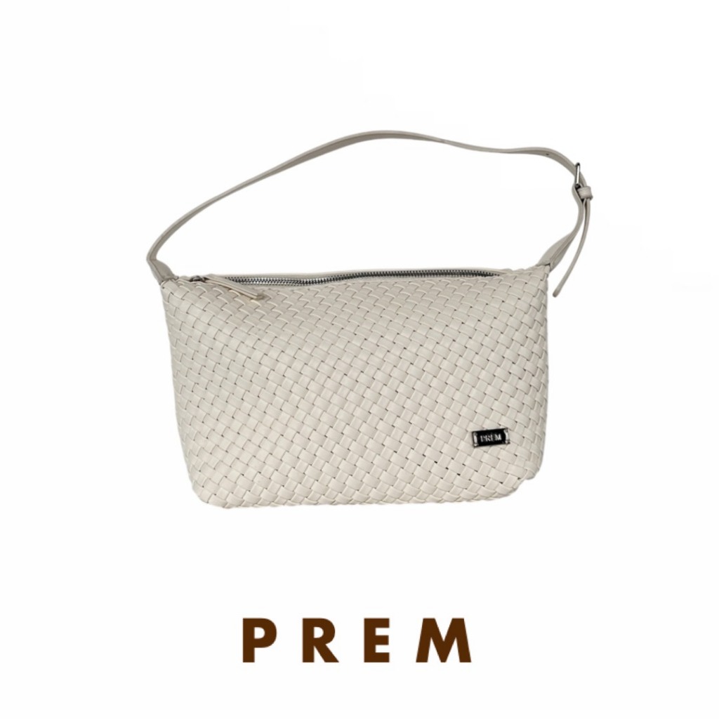 PREM กระเป๋าออนนี่ วัสดุ PU PREMIUM สานอย่างดี เปิดปิดด้วยซิป #806 – โปรปัง