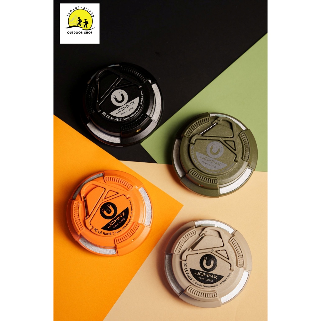 Octobase JOHNX Mini UFO ตะเกียง Led แบบชาร์ทไฟ ตะเกียงแค้มป์ ตะเกียงพกพา