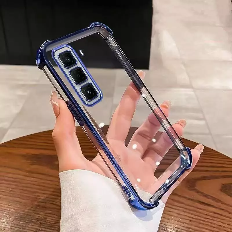 เคสใส กันเลนส์กล้อง สำหรับiNfinix Hot60Pro Plus / Hot50Pro Plus Smart10 Smart9 Hot50i Pop10 Spark GO2 เคสใสกันกระแทก