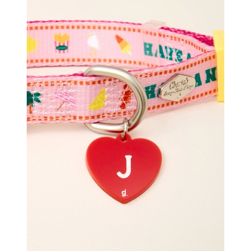 [พร้อมส่ง] DOGGU ชาร์มรูปหัวใจสีแดง A-Z