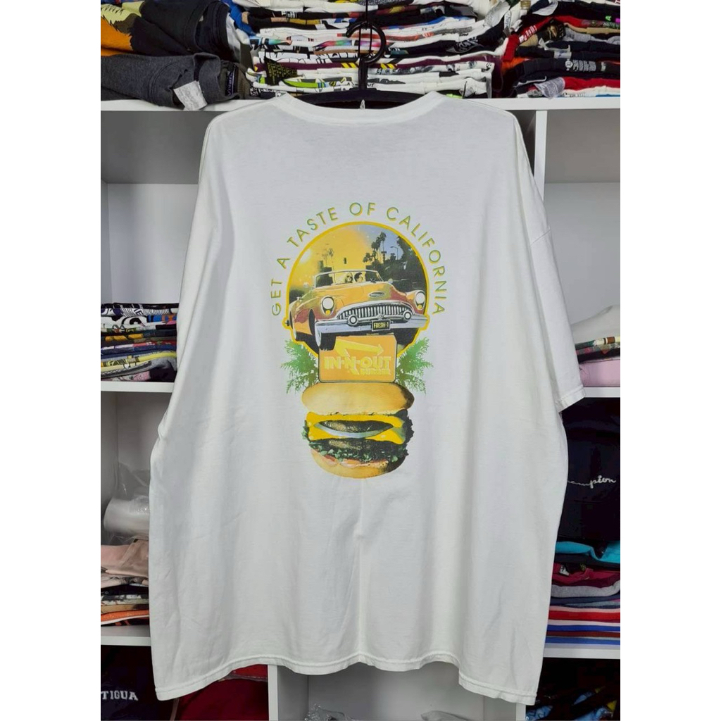 เสื้อ IN N OUT บล็อคย้อน 90’s (3XL) ป้าย AAA