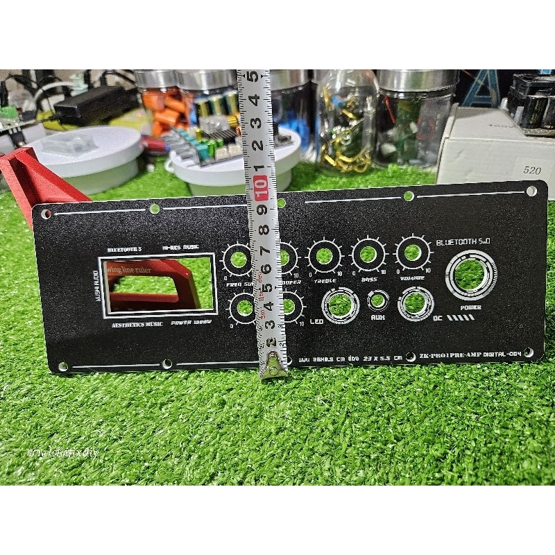 แผ่นเพลท ZK-Pro1 preeamp + ZK-3002 +ZK-6002 (แผ่นเปล่า) (ต้องการปรับขนาด ปรับรูปแบบ รุ่นอื่นๆ กรุณาท