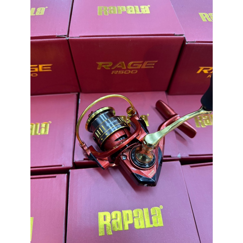 รอกRAPALA RAGE R500 รอกสปิน รอกตกกุ้ง Ajing รอกสปิ๋ว รอกงานสตรีม UL - รูปที่ 3