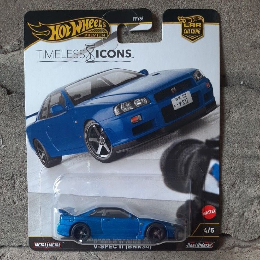 Nissan skyline GTR-R34 hotwheels
