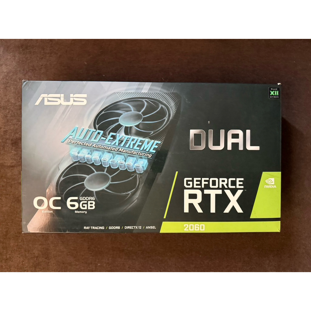 กล่องการ์ดจอ Asus dual rtx 2060