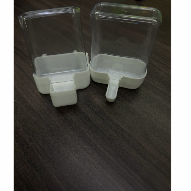 หลอดน้ำ / หลอดอาหารสำหรับนก  แบบเหลี่ยม
