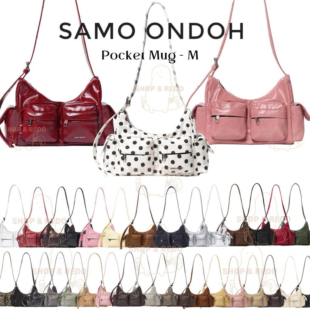 พร้อมส่ง/พรี Samo Ondoh รุ่น Pocket mug bag M ของแท้ นำเข้าจากเกาหลี
