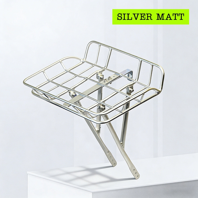 VL-V7 Bike Basket ตะกร้าหน้าจักรยาน สำหรับติดรูกลางตะเกียบด้านข้าง ใช้กับรถ 26” 27.5“ 29” 700c - รูปที่ 7