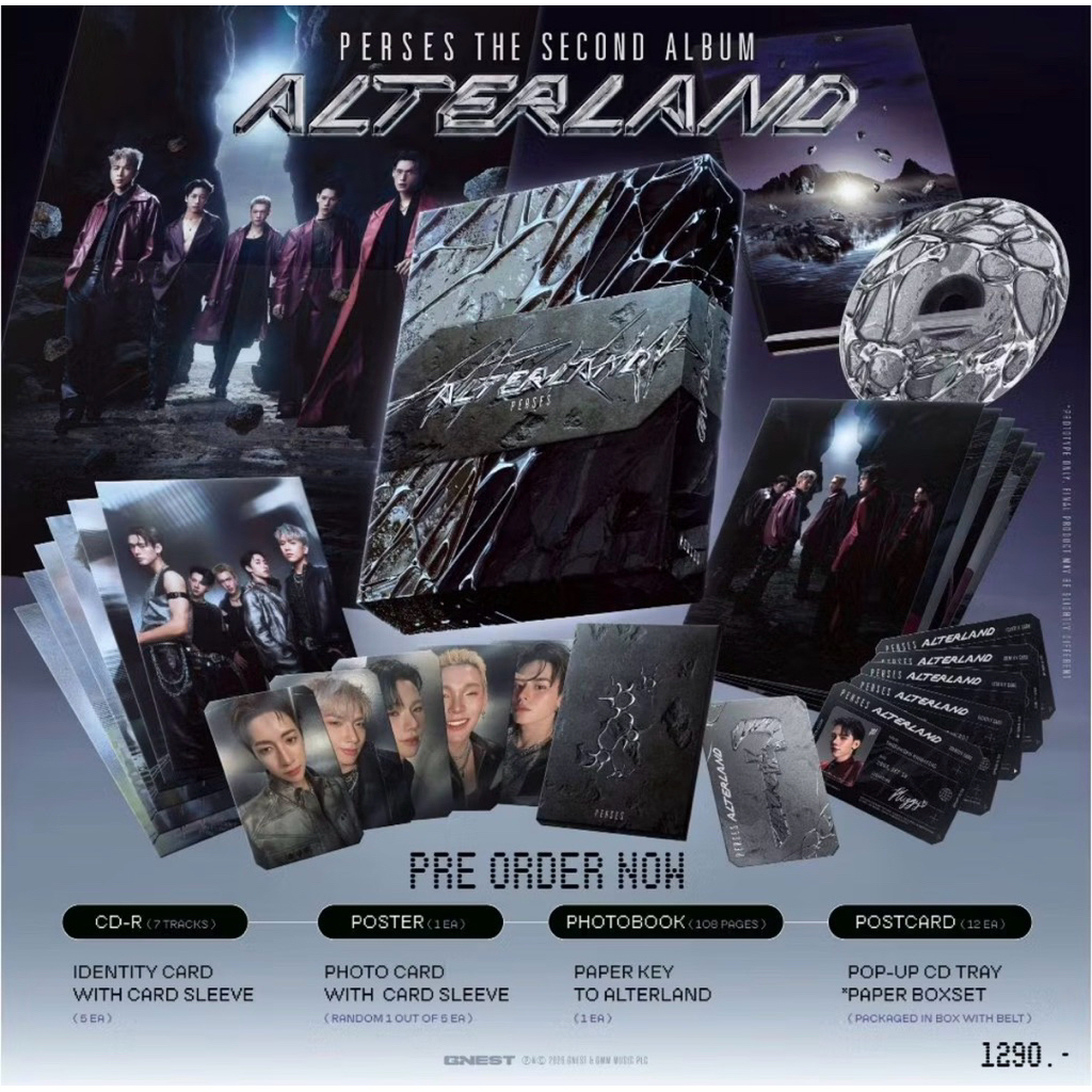 PERSES THE SECOND ALBUM 'ALTERLAND' ลดราคา ไม่แกะซีล