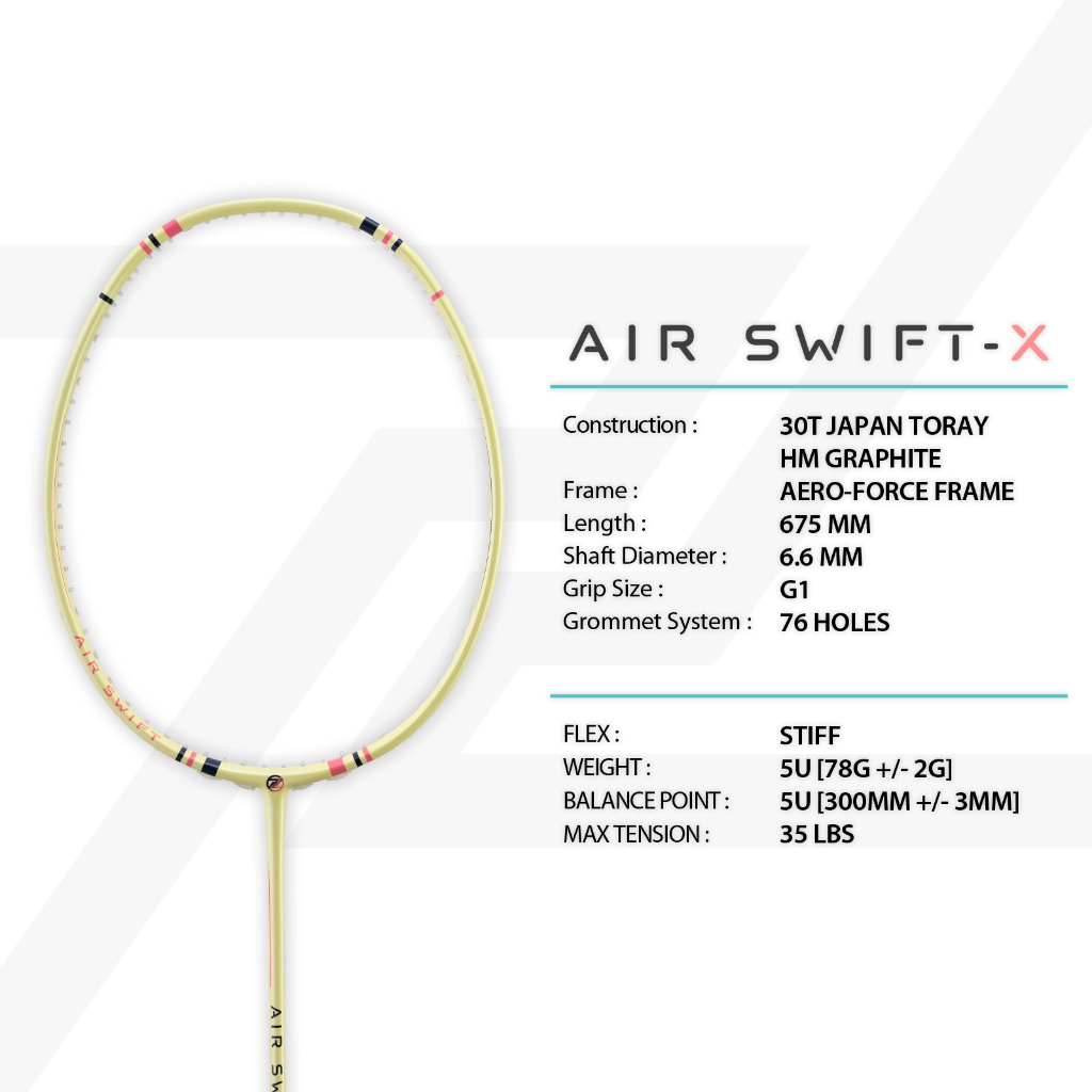 Protech Sports ไม้แบดมินตัน รุ่น AIR SWIFT