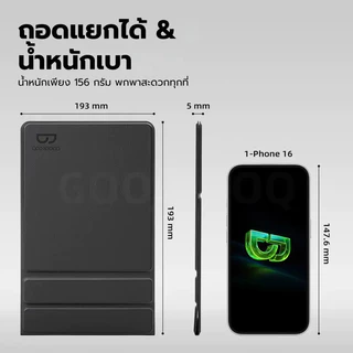 GOOJODOQ เคสไอแพด การหมุนของแม่เหล็ก เคส Ipad แรงดึงดูดแม่เหล็กสูง ปรับได้หลายมุม พับได้ พกพาสะดวก