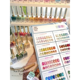 พร้อมส่ง bubgirXvery good 60 สี(ชาร์จสีอยู่ใต้ขวดสี) สีเจลแคทอายเนื้อซาติน สีลูกแก้ว ฟรีชาร์ทสี