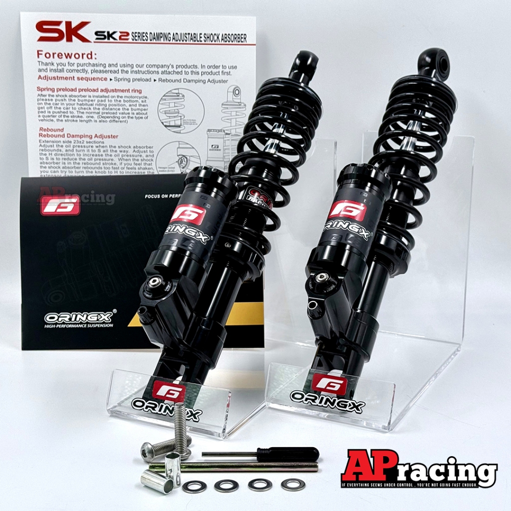 โช็คหลัง OringX Yamaha N-Max Aerox ยาว 320  พร้อม setting