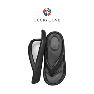 รองเท้าแตะผู้หญิง LUCKY LOVE สำหรับใส่ทุกวัน มีส้นสูงแบบแพลตฟอร์ม