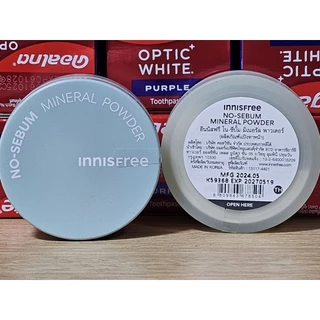 Innisfree อินนิสฟรี โน-ซีบั้ม มิเนอรัล พาวเดอร์ 5 กรัมแป้งฝุ่น