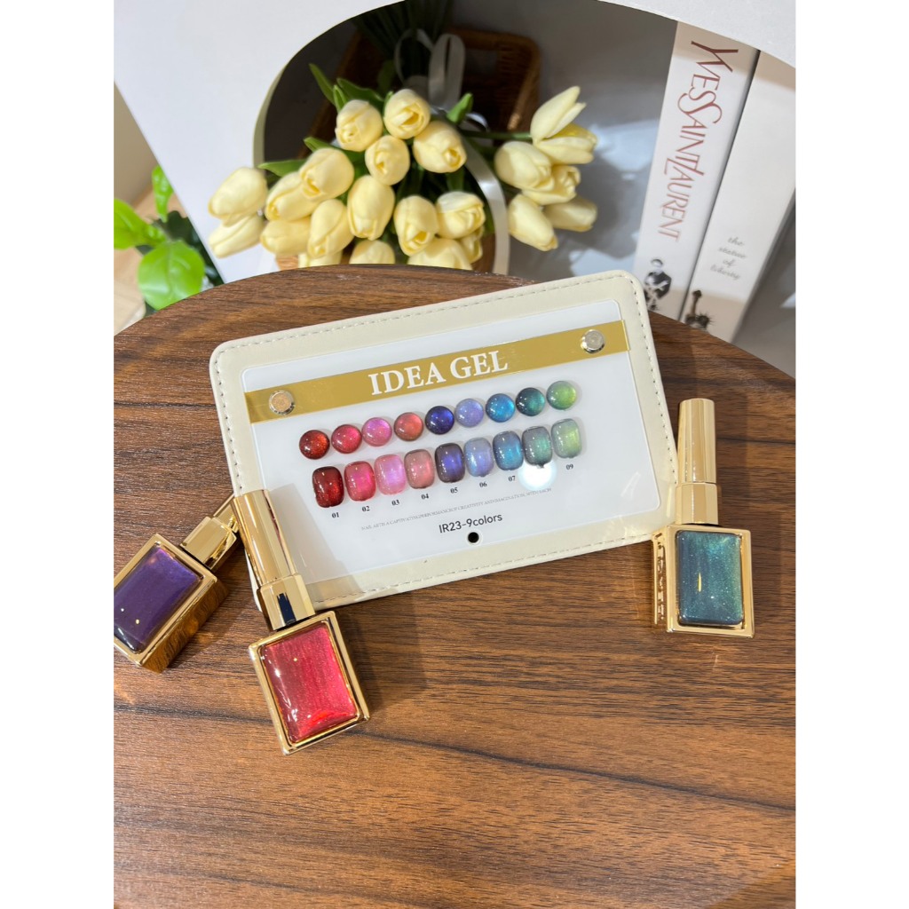 Gelato Cateye Set 9สี ( IR9-23 ) idea gel 2026 พร้อมชาร์จสำเร็จรูป