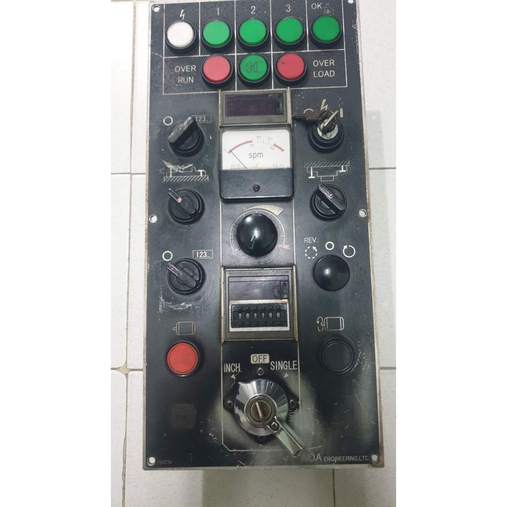 AIDA Press Machine Operation Panel (USED / JUNK / AS-IS) แผงควบคุมเครื่องปั๊ม AIDA มือสอง ขายตามสภาพ