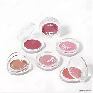 (OD1326) odbo Tinted Clay Blush โอดีบีโอ ทิ้นเท็ด เคลย์ บลัช บรัชออนเนื้อครีม 5 กรัม