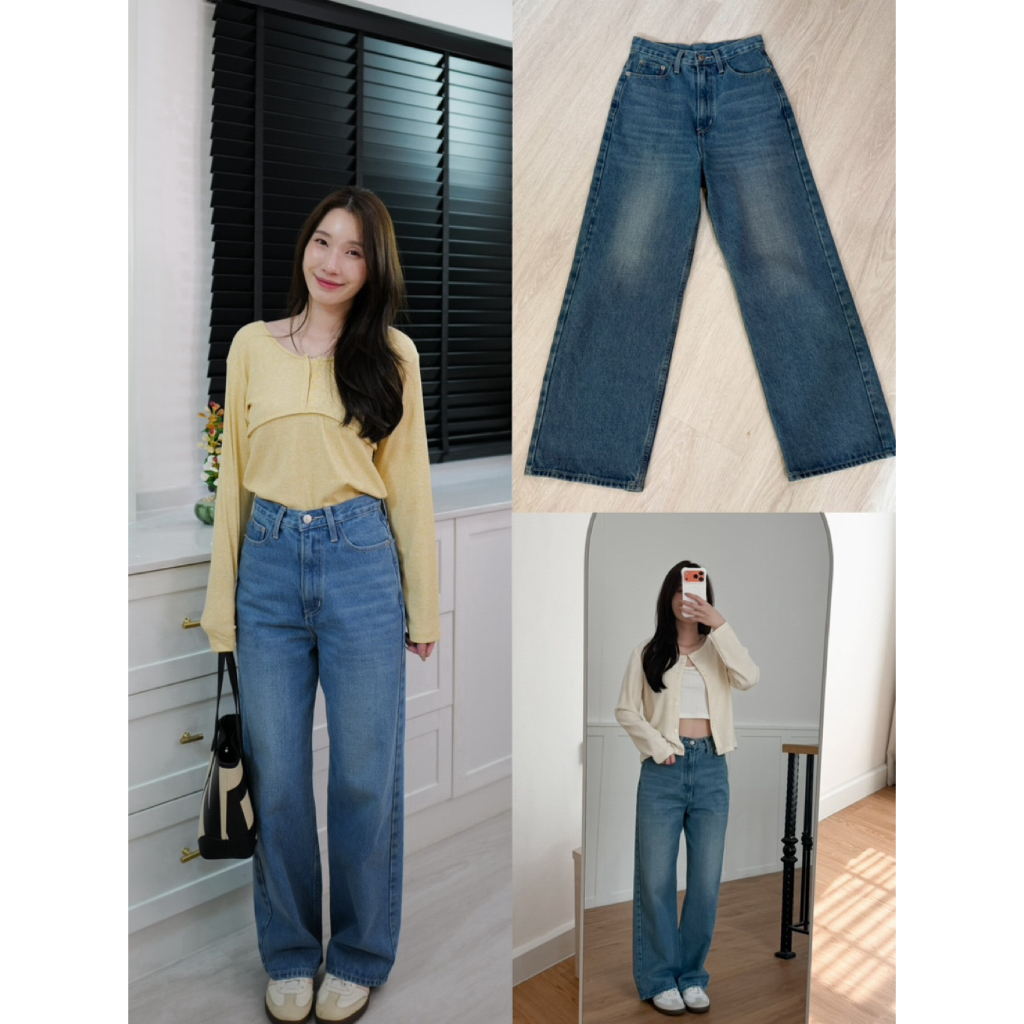 กางเกง Jean Medium color👖(2424)