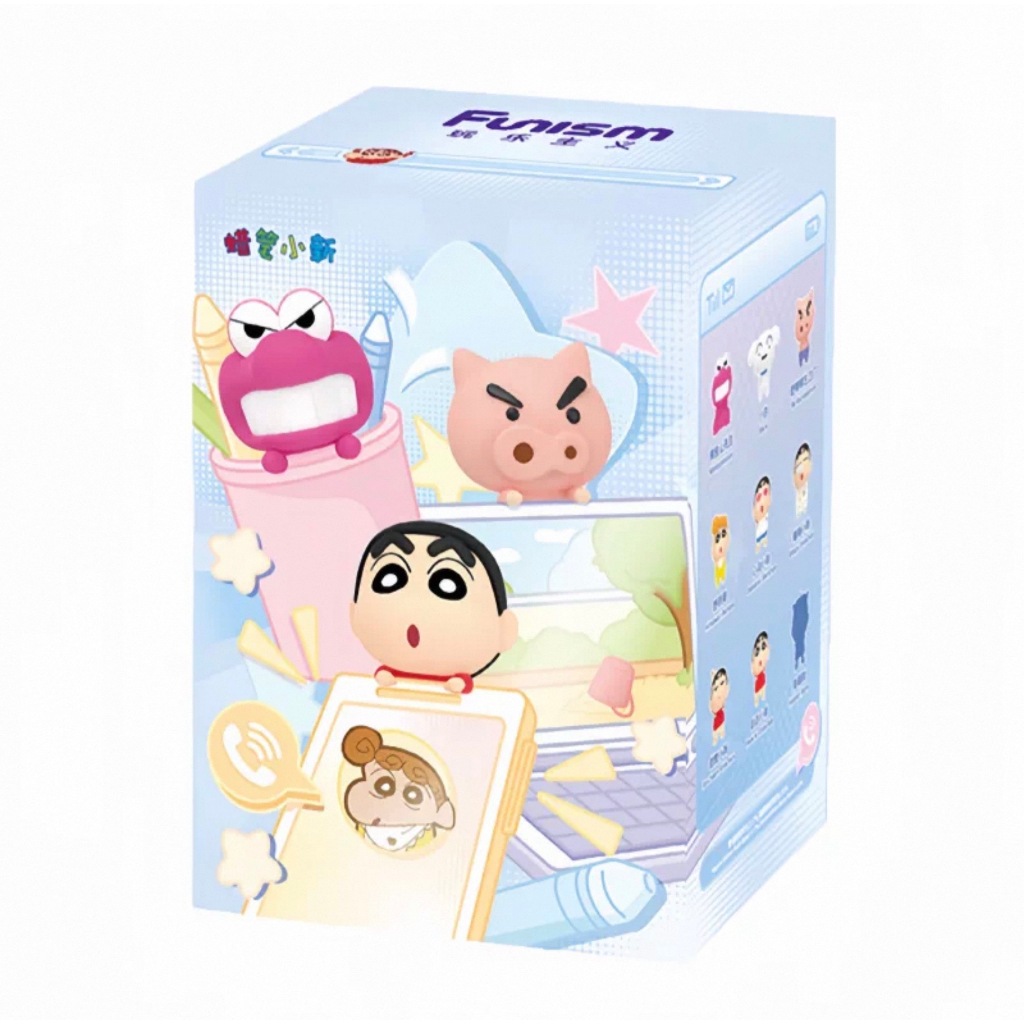 (สุ่ม/พร้อมส่ง🇹🇭) (1จุ่มได้2ตัว) ชินจังเกาะทรศ. Crayon Shin-Chan mini Figures