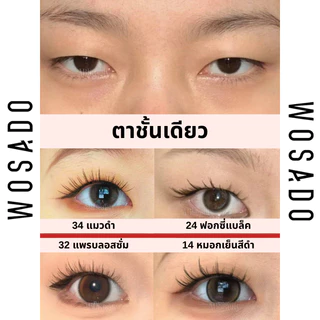 🏵️ ส่งด่วน ถึงไวที่สุด🏵️ WOSADO ขนตาปลอมแม่เหล็ก ของขวัญปีใหม่ ดอกไม้ new year flower 32 pear blossom ขนตาปลอม