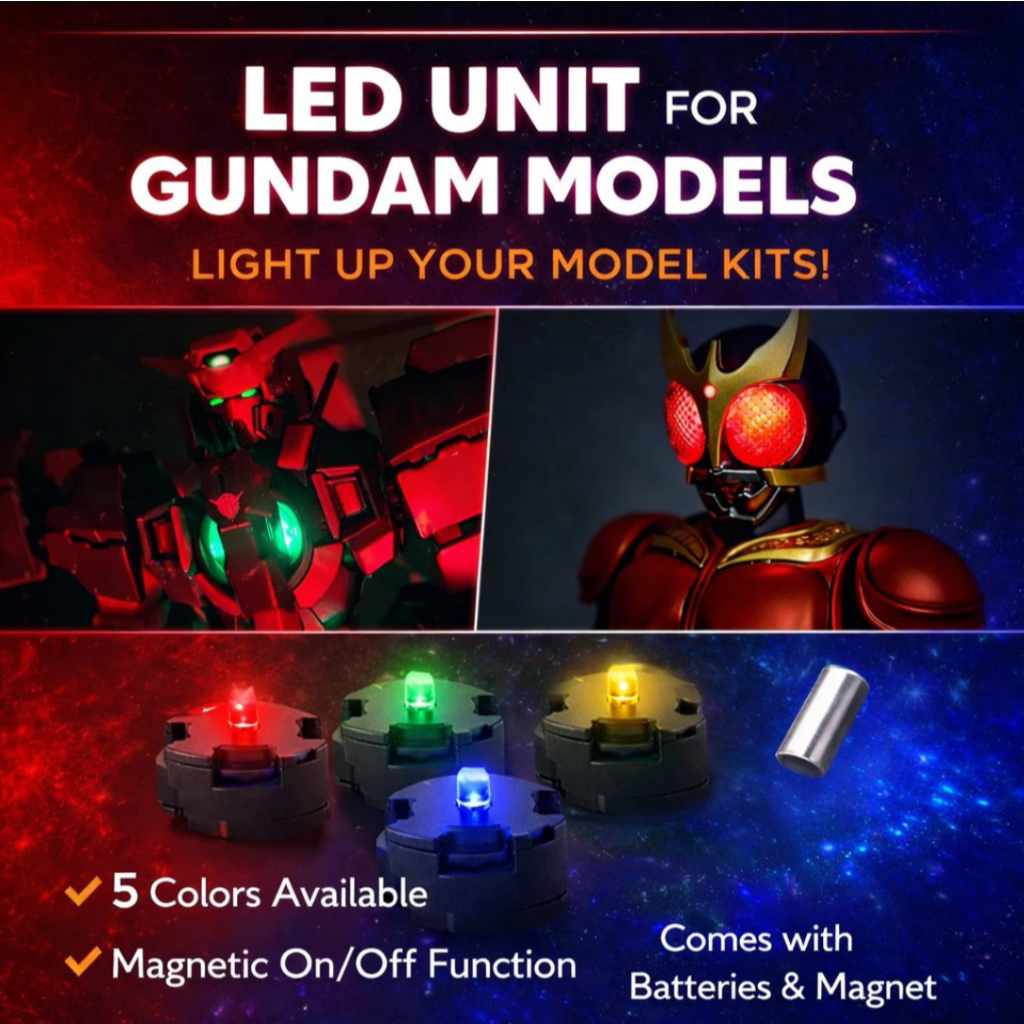 ไฟ LED Gundam MG เปิด-ปิดด้วยแม่เหล็ก | ไฟแต่งโมเดลกันดั้ม 4 โหมด พร้อมส่ง