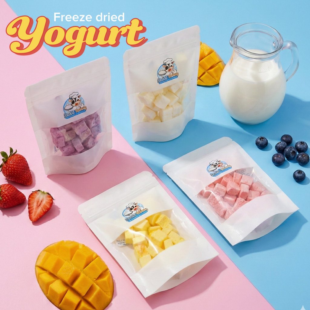 Chic Pets โยเกิร์ตสมูทตี้ฟรีชดราย หลากรสแสนอร่อยสำหรับสัตว์เลี้ยง คุณค่าจากนมและผลไม้ ชูการ์ แฮมเตอร์ หมา แมว สัตวเลี้ยง