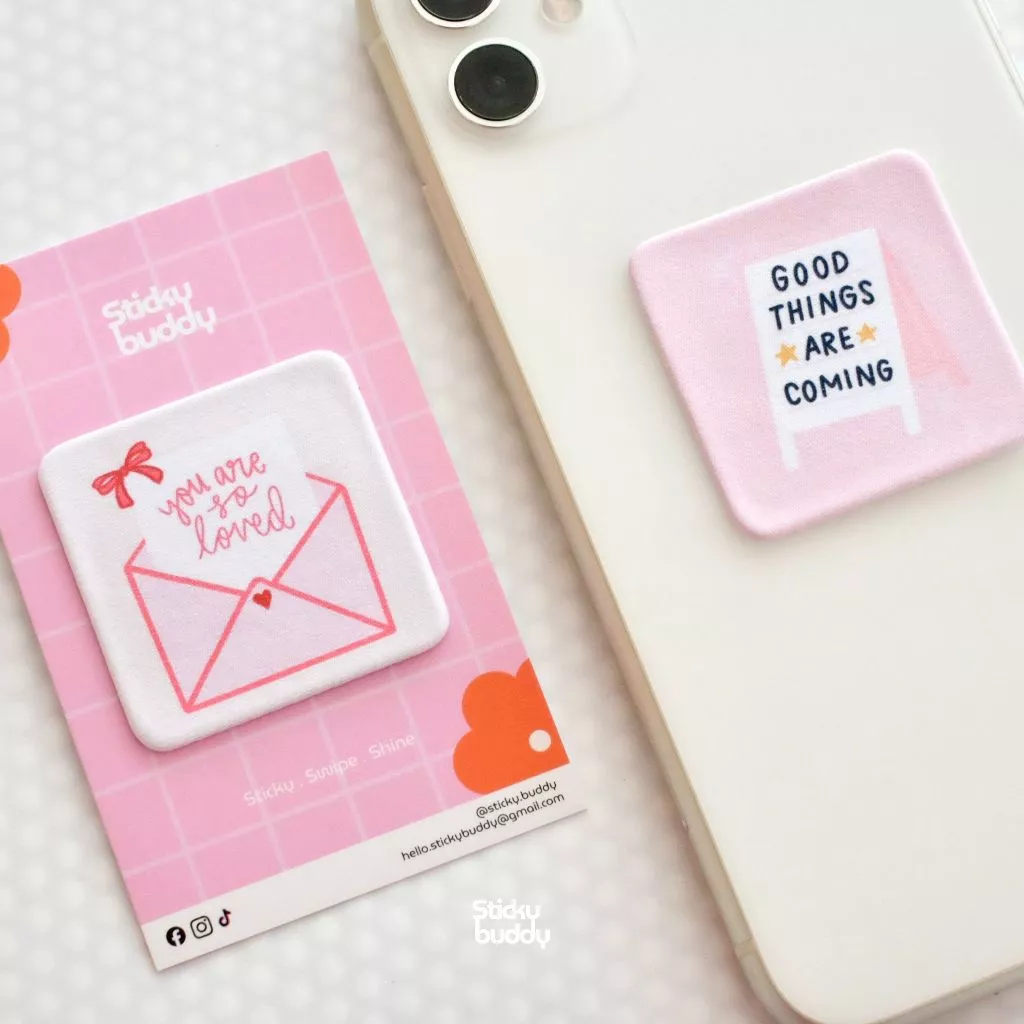 ที่เช็ดหน้าจอแบบติดได้ StickyBuddy สำหรับมือถือ โน๊ตบุ๊ค Gadget เลนส์