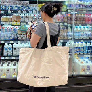 (Pre-order 15 วัน) GIANTS TOTE BAG sew.sister กระเป๋าผ้าดิบ ขนาดใหญ่พิเศษ ใหญ่มาก ช่องเยอะ made in Thailand