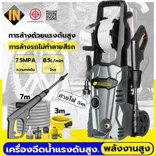 IN เครื่องฉีดน้ำแรงดันสูง เครื่องล้างรถ เครื่องฉีดน้ำ ปั๊มล้างรถ ฉีดน้ำแรงดัน