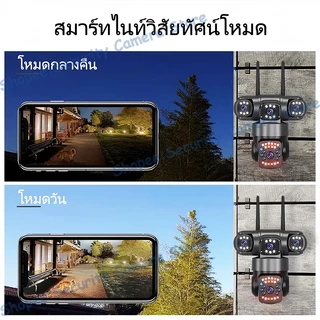 YOOSEE WIFI 4G 15MP กล้องวงจรปิดกันน้ำ ดูกล้อง3จอในเวลาเดียวกัน สนทนาได้สองทาง ติดตามอัตโนมัติ พลังงานแสงอาทิตย์กลางแจ้ง