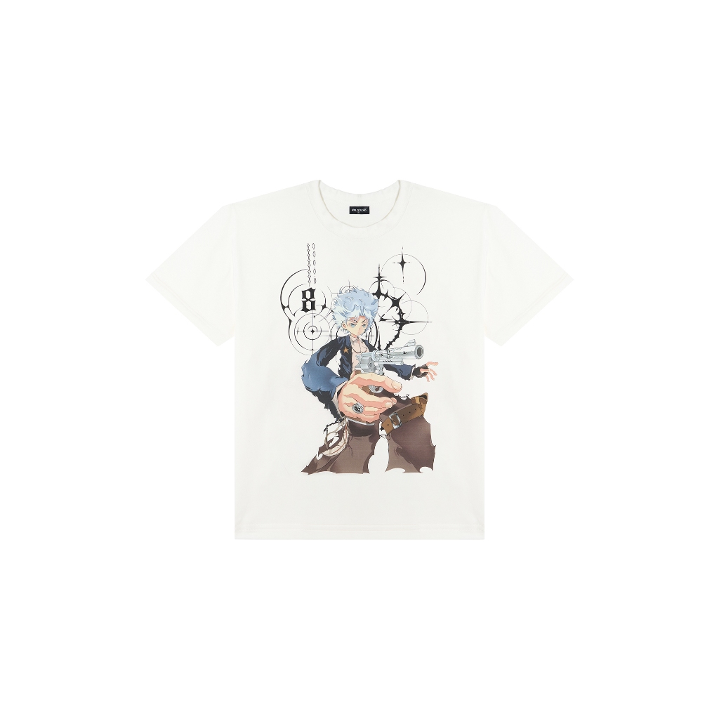 Mek KNN.5 White Boxy เสื้อยืดสีขาว