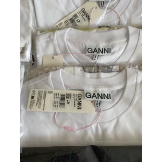 (สินค้าพร้อมส่ง🛵)Ganni Basic Cotton T-shirt ของแท้ 💯