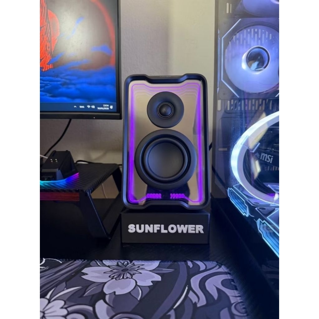 ที่วาง ฐานลำโพง Edifier​ Qr30​(ใส่ตัวอักษรอังกฤษ​ได้ตามใจไม่เกิน9ตัว)​แจ้งช่องแชท