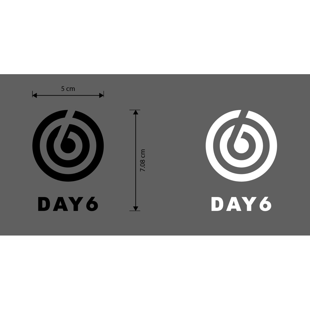 สติกเกอร์ไดคัท : Day6 logo