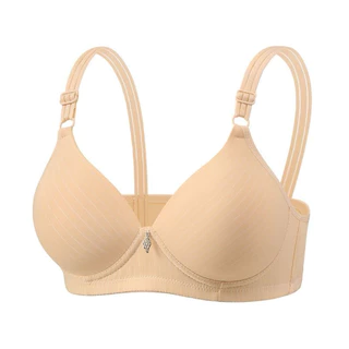 216👙 ชุดชั้นในสตรีแบบบางสำหรับฤดูใบไม้ผลิ/ฤดูร้อน ไม่มีโครง นุ่ม สบาย และระบายอากาศได้ดี
