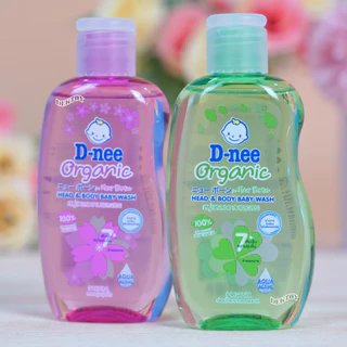 100 มล. เล็ก D-nee Organic ดีนี่ ออแกนิค สบู่เหลวอาบและสระผม