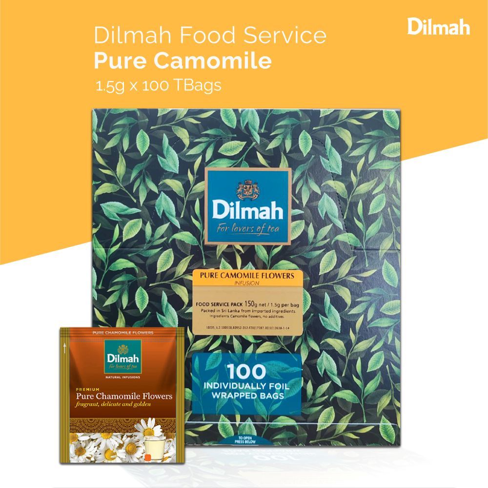 Dilmah Food Service ชาดอกคาโมมายล์ (Pure Camomile) ชาซอง 1.5g x 100 Tea Bags