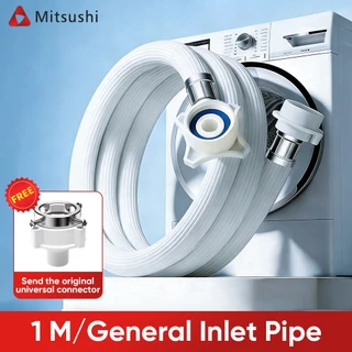 Mitsushi ยาว0.8-2m สายน้ำทิ้งเครื่องซักผ้า ท่อน้ำทิ้งเครื่องซักผ้า สำหรับเครื่องซักผ้าฝนบนทุกรุ่น พร้อมแหวน