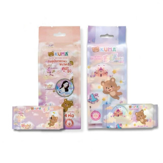 (ซื้อ 1 แถม 1) **ร้านคละสี** Kuma - ทิชชู่เปียกคุมะพกพา 1 แพ…