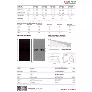 SUNDANT/HOLIS/SUNPOW/HANDUROแผงโซล่าเซลล์ (ตัวเลือก MN600BI/HL600/SP600) DOUBLE GLASSE โซล่าเซลล์ พลังงานแสงอาทิตย์