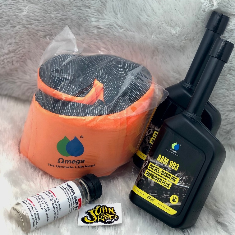 OMEGA993หัวเชื้อ สารปรับเกรดน้ำมันเชื้อเพลิง 300ml.แถมหมอน แถมขวดแบบพกพา